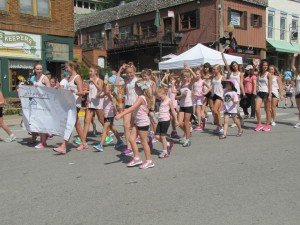 Summer Dance Classes in camp like sessions allow students to participate in the Parkville Days Parade down Main Street in Parkville.